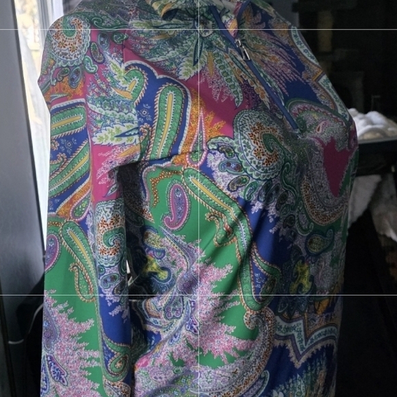 RLX Ralph Lauren Multicolor Paisley Blouse - Picture 7 of 7